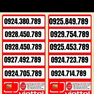 SIM VIETTEL SẢNH 789