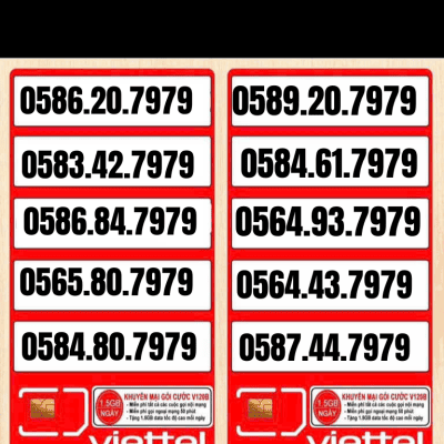 SIM VIETTEL DẠNG 7979